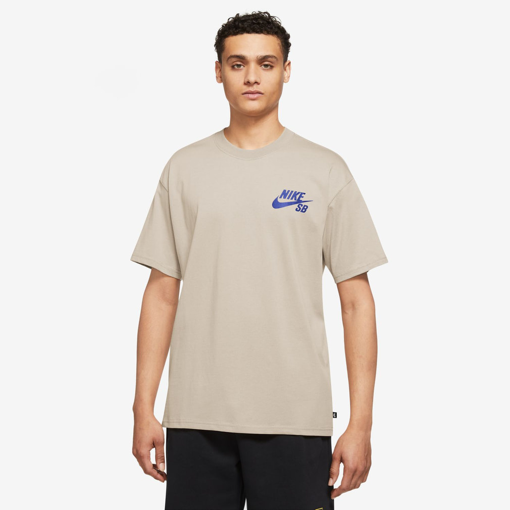 SB ロゴ S/S Tシャツ LBR(サンド×ブルー-S)