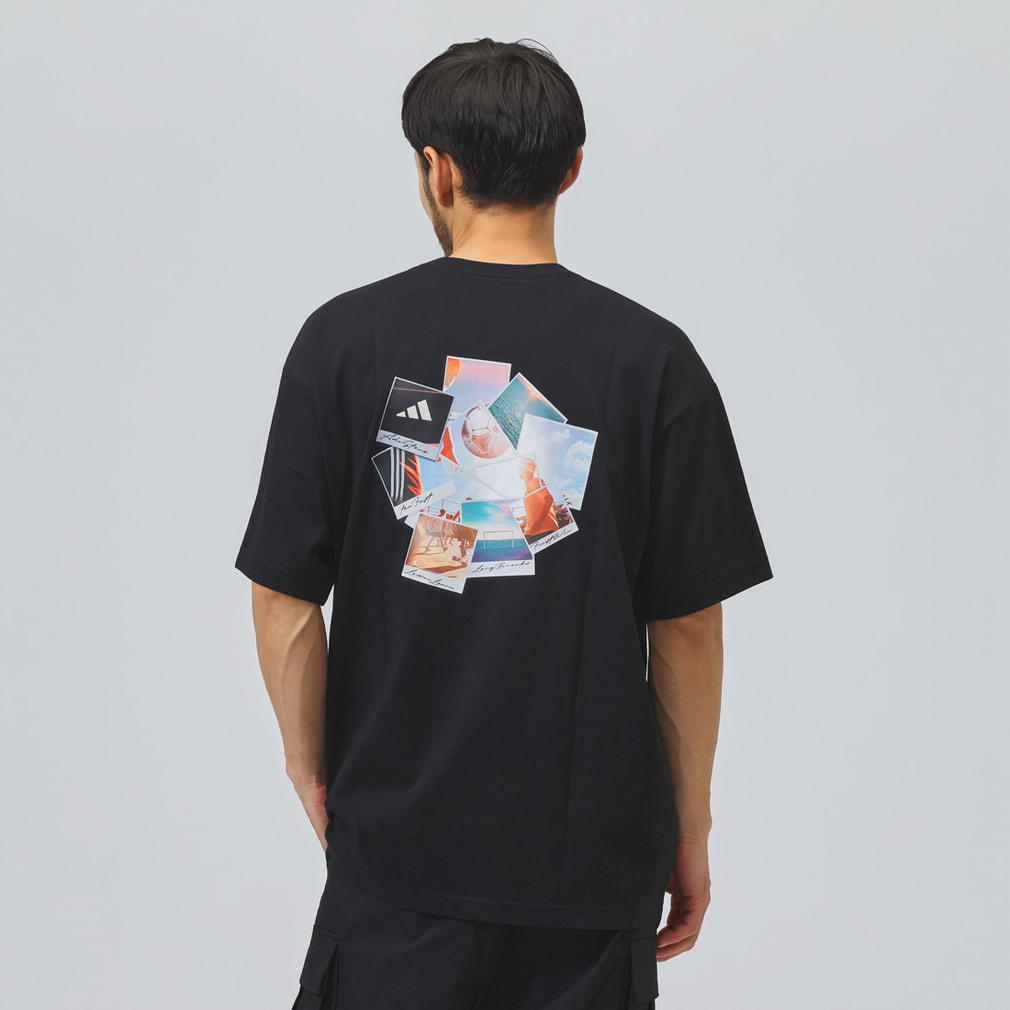 アディダス メンズ 半袖 Tシャツ フォトグラフィック サマー Tシャツ