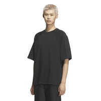 オーバーサイズフィット デニムルック ツイル スリーストライプス 半袖Tシャツ