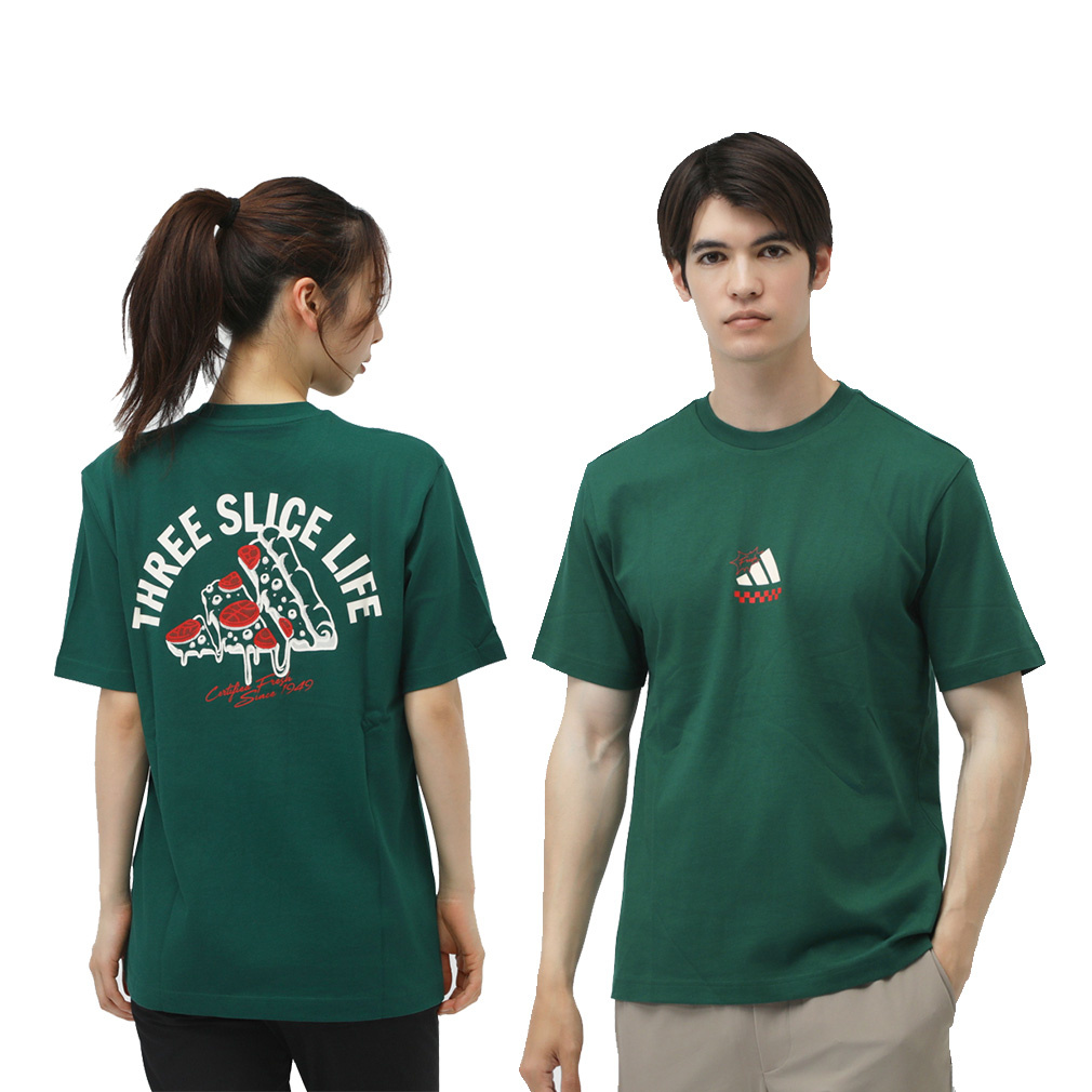 ラウンジ ピザグラフィック 半袖Tシャツ(ディープグリン-S　メンズ)