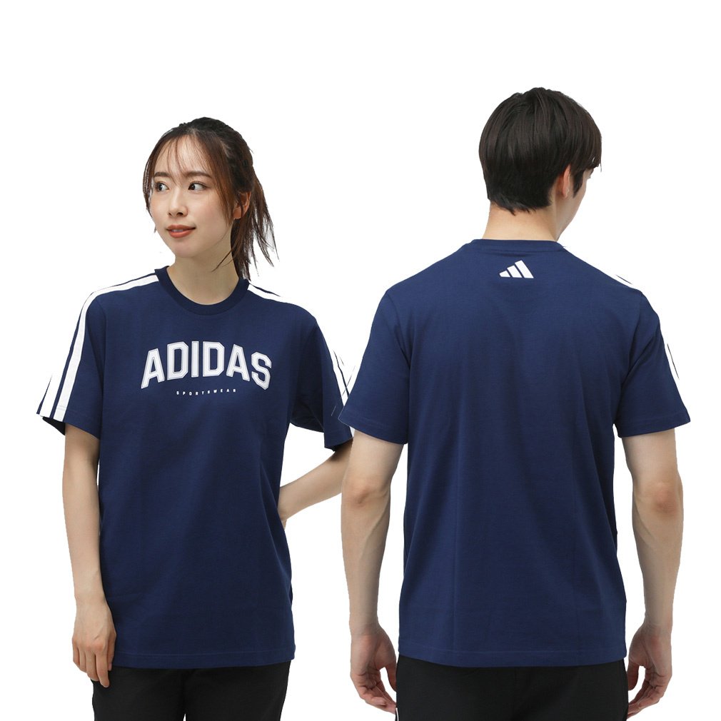 Codes Collegiate リニアグラフィック 半袖Tシャツ(ネイビー-S)