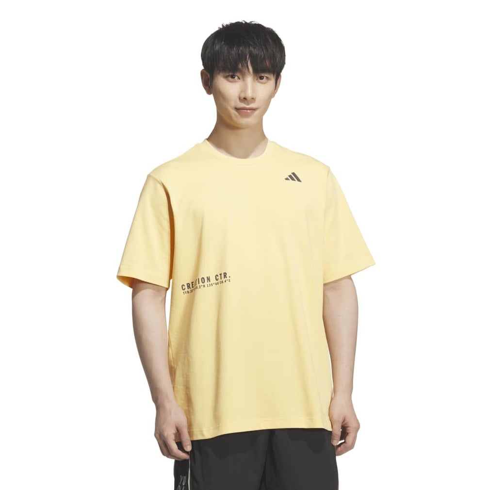 ブランドラブ ルーズフィット ヘビー シングルジャージー半袖Tシャツ(オレンジ-S)