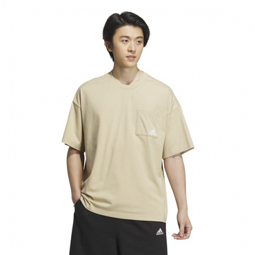 オーバーサイズ シルエット ヘビーコットン ポケット Tシャツ