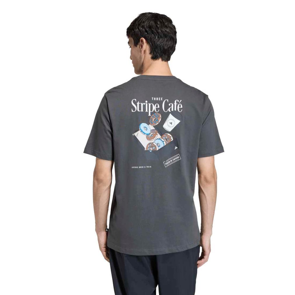 アディダス メンズ 半袖 Tシャツ コーヒー カフェ ドーナッツ ボックス