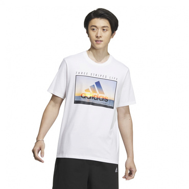 オーシャン グラフィック レギュラーフィット Tシャツ