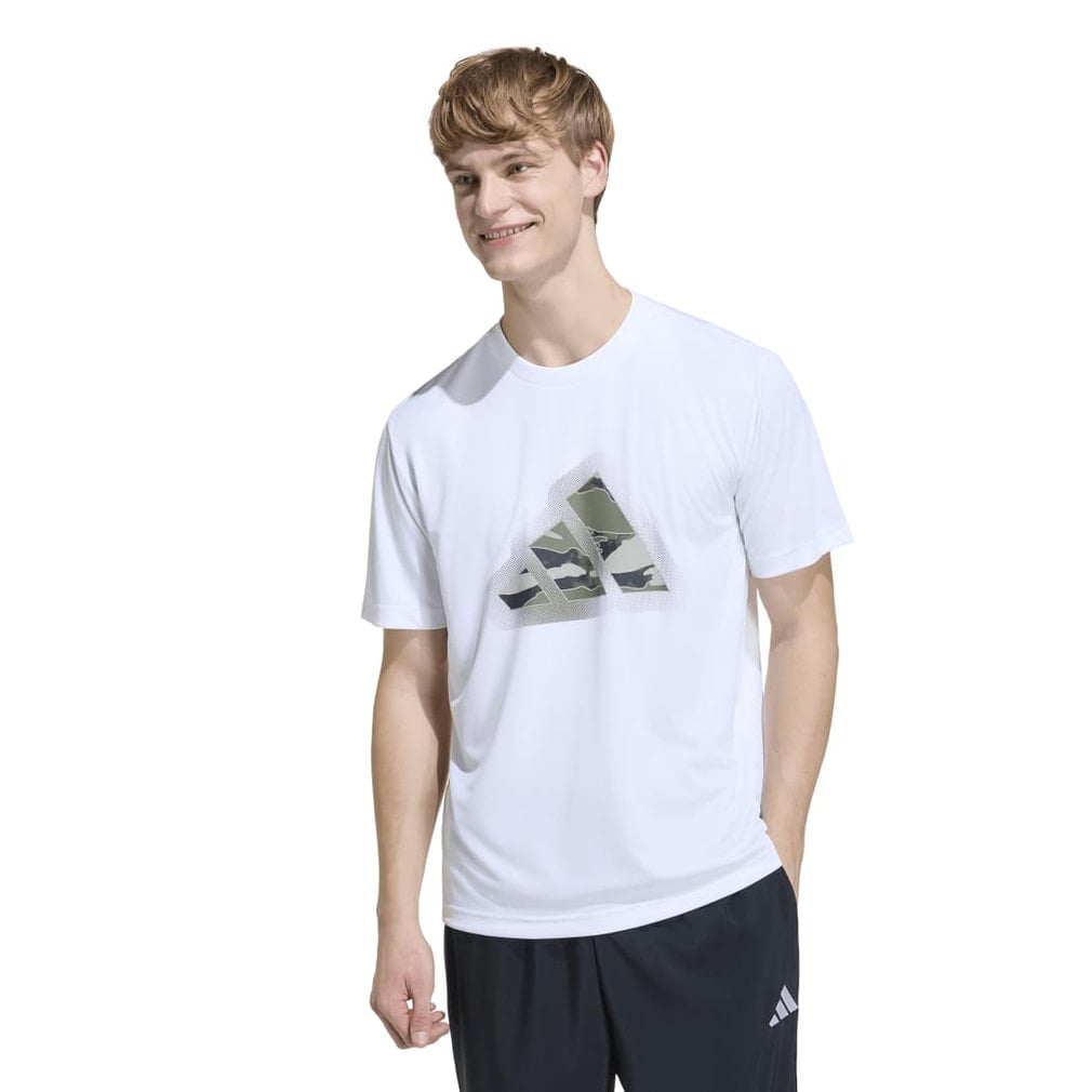 クラブ [T] アディダス メンズ 半袖 Tシャツ クライマクール カモ モダンロゴ
