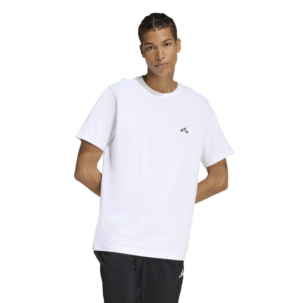 アディダス メンズ 半袖 Tシャツ サマー スライド トリム グラフィック
