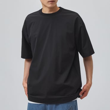 クール フィーリング ルーズフィット トロピカル グラフィック Tシャツ 半袖