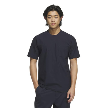 プレミアム カジュアル レギュラーフィット 軽量 ニット 半袖 ポケットTシャツ
