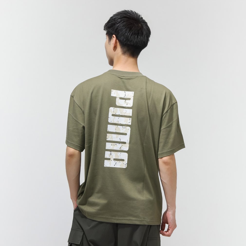 BIG LOGO SS TEE(オリーブ-S)