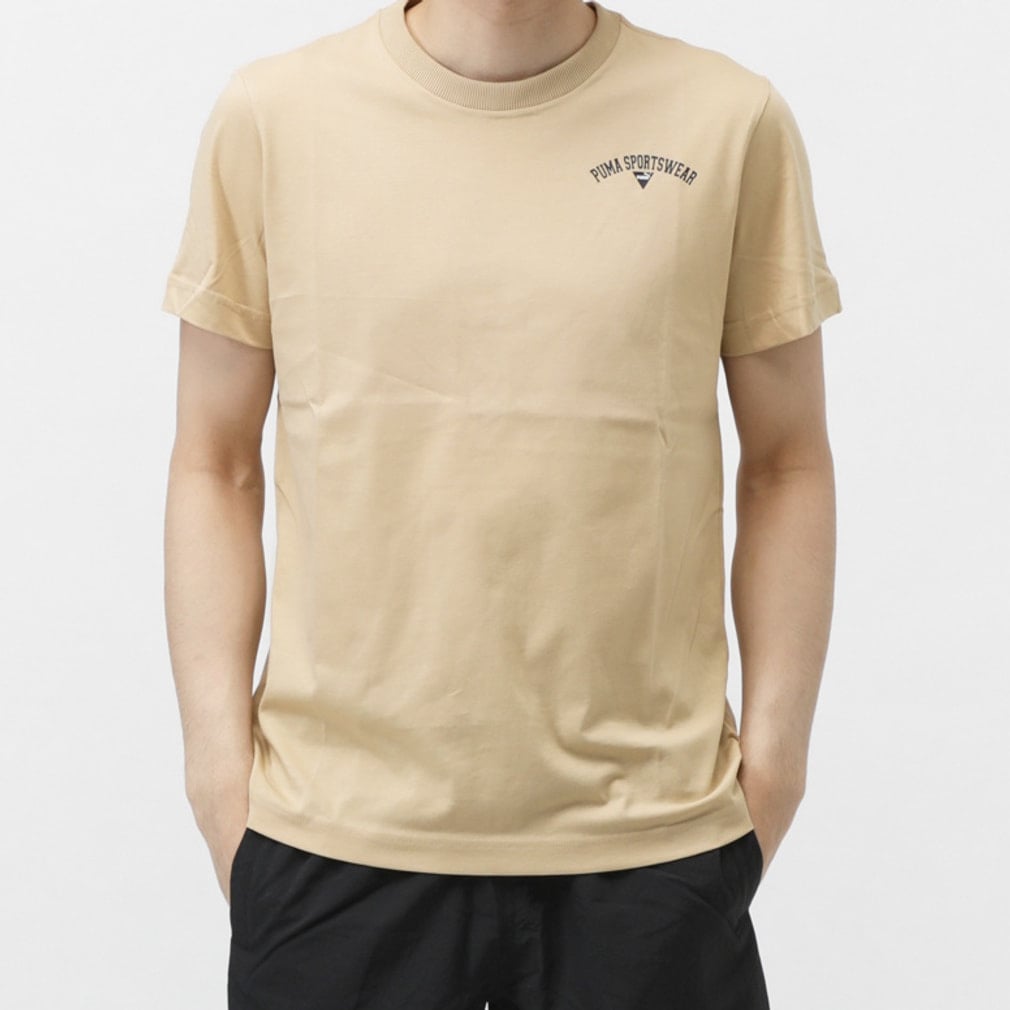 アルペン限定 SS コットン ワンポイント Tシャツ(サンド-S)
