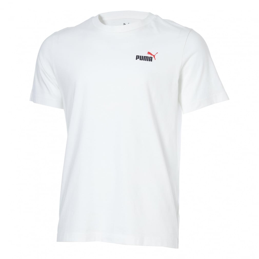 ESS 2 COLOR スモール NO.1 ロゴ Tシャツ(ホワイト-S)