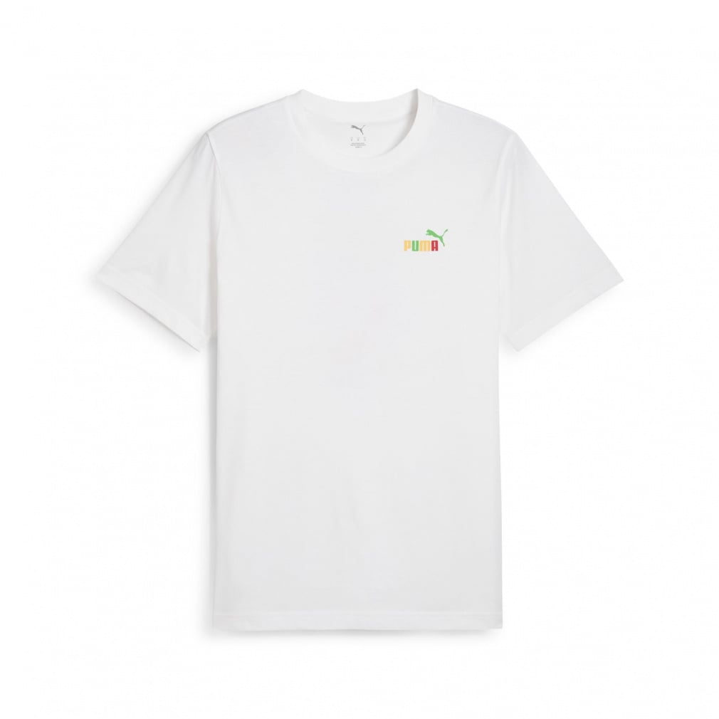 GRAPHICS バック Tシャツ(ホワイト-S)