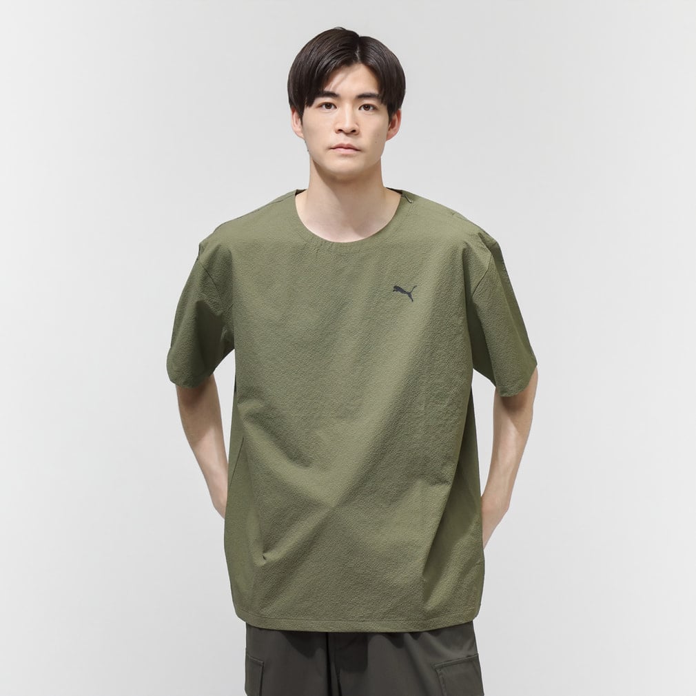 プーマ メンズ 半袖 Tシャツ ESS ELEVATED ウーブン SS クルー 693745
