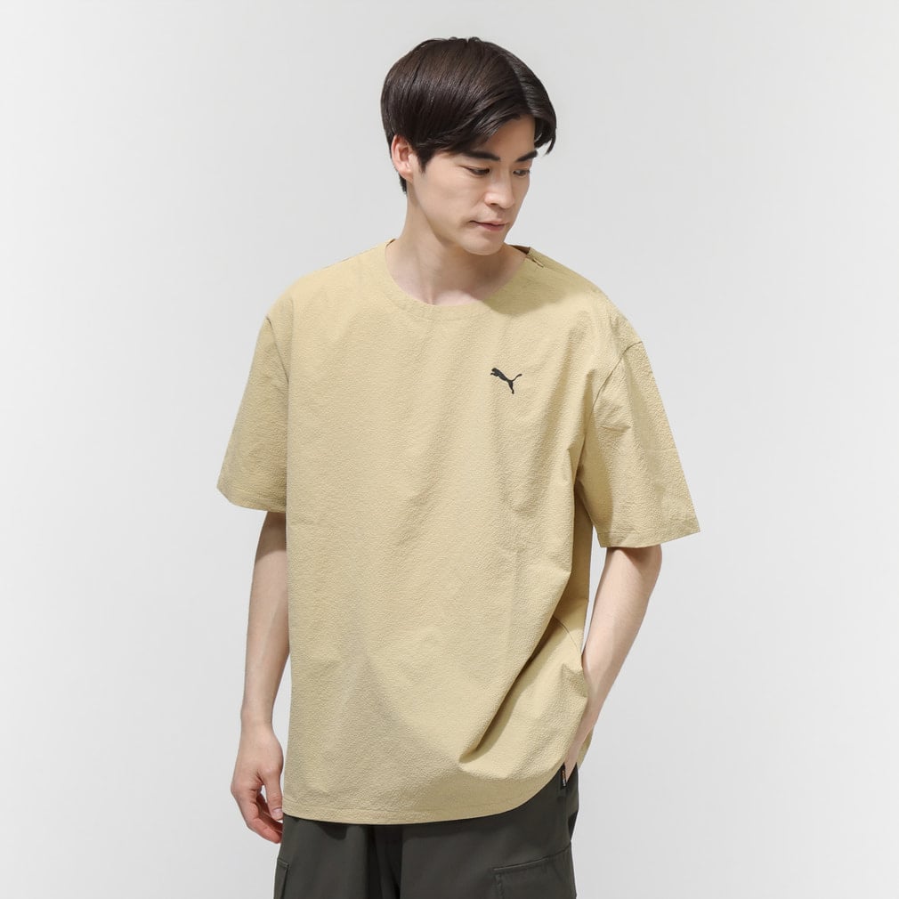 プーマ メンズ 半袖 Tシャツ ESS ELEVATED ウーブン SS クルー 693745