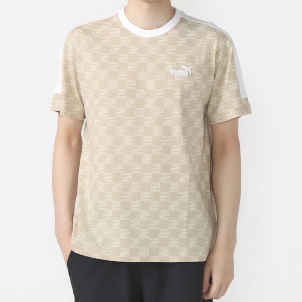 CORE HERITAGE SS Tシャツ AOP(ベージュ-S)