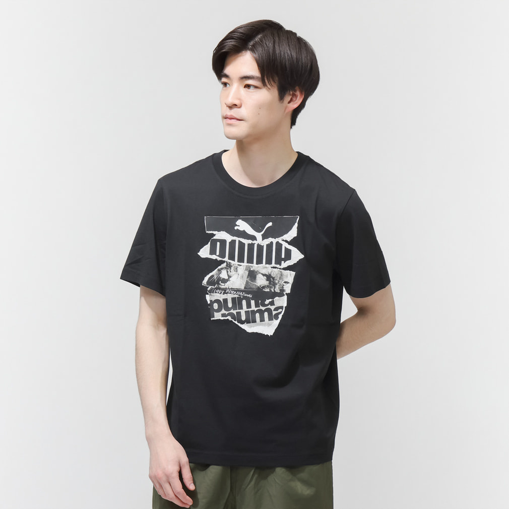 プーマ メンズ 半袖 Tシャツ GRAPHIC フォトプリント Tシャツ 694169