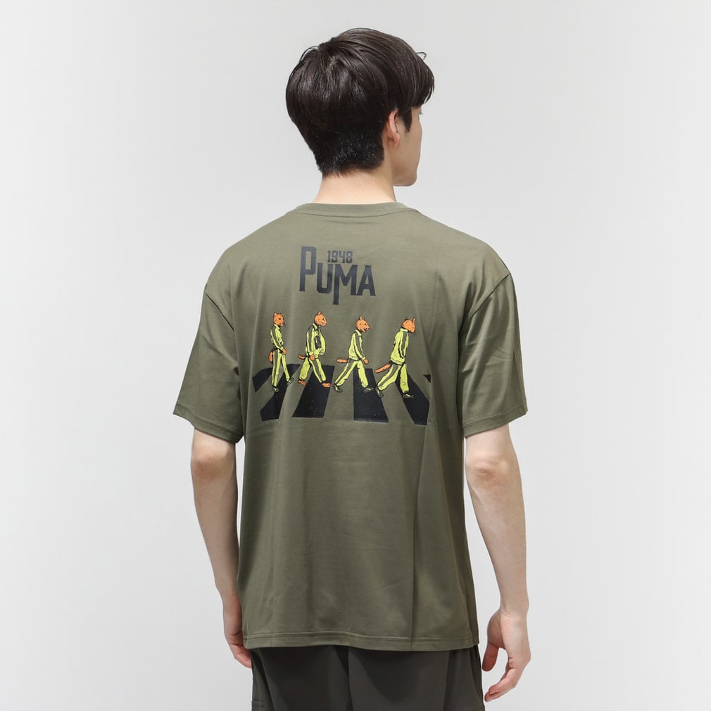 プーマ メンズ 半袖 Tシャツ ESS ELEVATED COOL BK PT Tシャツ 693697