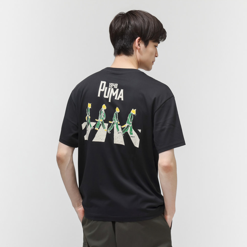 南様用 プーマ メンズ 半袖 Tシャツ ESS ELEVATED COOL BK PT Tシャツ 693697