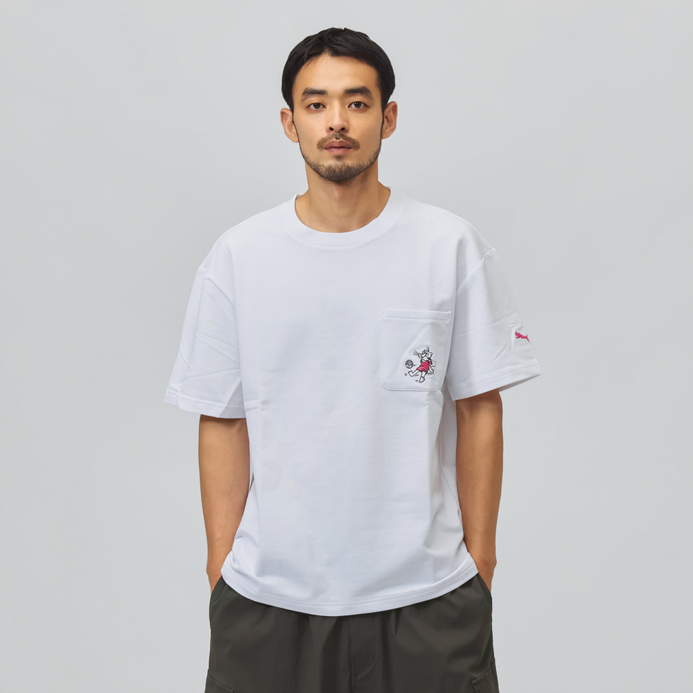 プーマ メンズ 半袖 Tシャツ ESS ELEVATED MX ベビーテリー SS