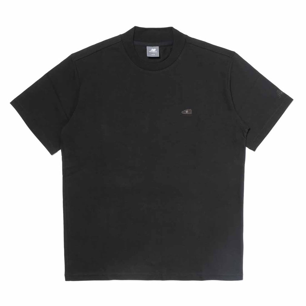 THE CITY シューパッチレギュラーTシャツ(ブラック-S)
