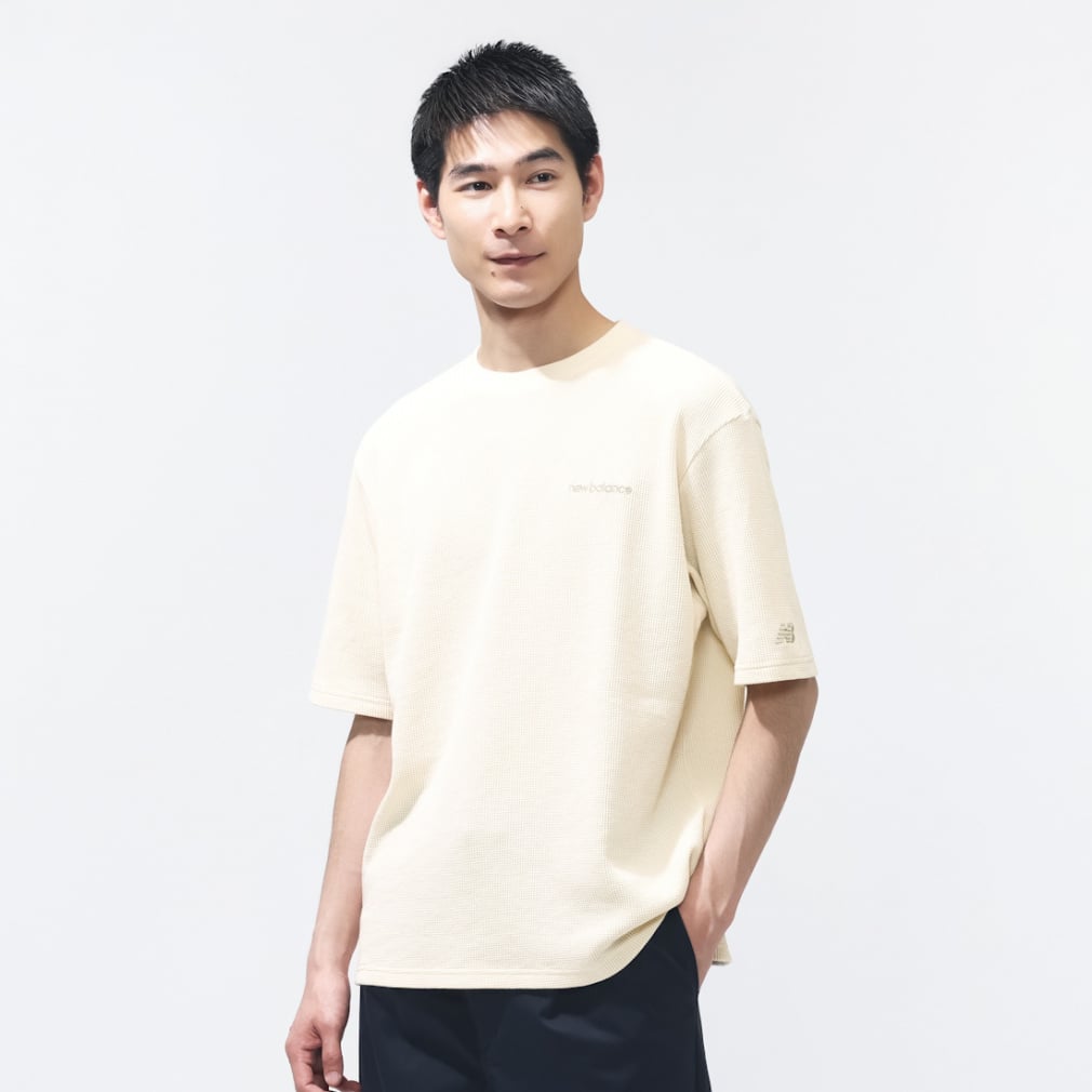 ニューバランス THE CITY メンズ 半袖 Tシャツ ワッフルTシャツ