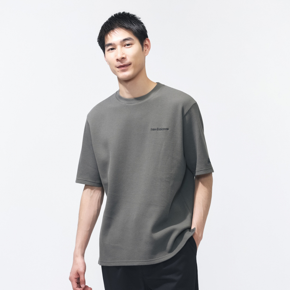 ニューバランス THE CITY メンズ 半袖 Tシャツ ワッフルTシャツ