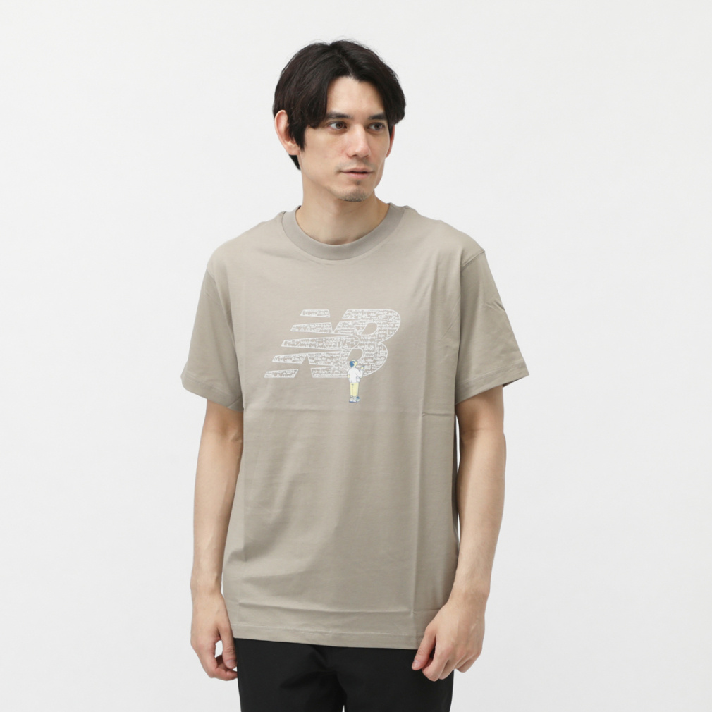 ショートスリーブTシャツ Chalk Board(チャコールグレー-S　メンズ)