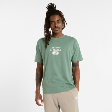 グラフィックショートスリーブTシャツ Heritage(アーミーグリーン-S　メンズ)