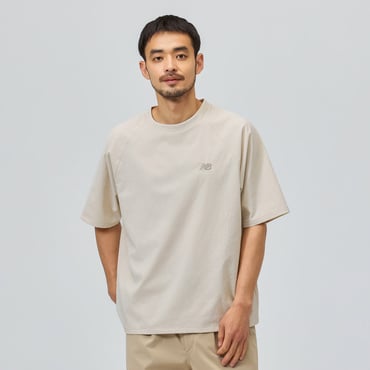 シアサッカーTシャツ(ベージュ-S)