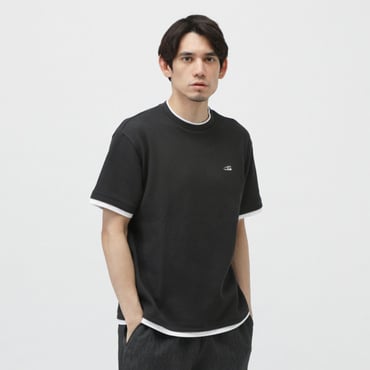 アルペン限定 シューパッチレイヤードワッフルショートスリーブTシャツ