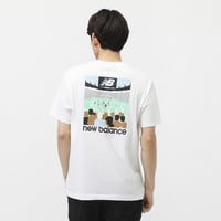 Man Tシャツ 白 ロゴ スタジアム アルペン限定 8ビットサッカースタジアムTシャツ｜Alpen Online