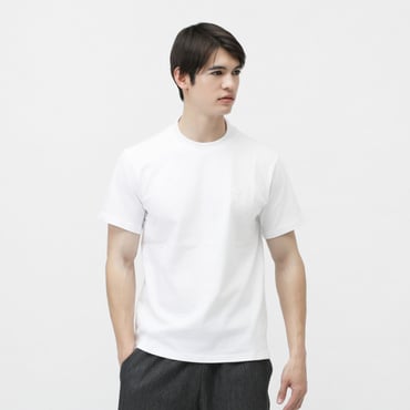 シューパッチレギュラーTシャツ(ホワイト-S　メンズ)