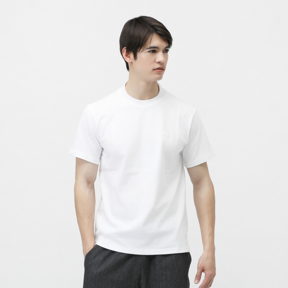 シューパッチレギュラーTシャツ(ホワイト-S　メンズ)