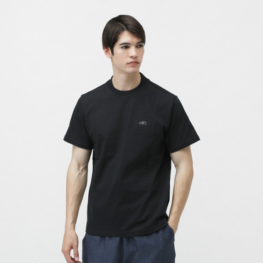 シューパッチレギュラーTシャツ(ブラック-S　メンズ)