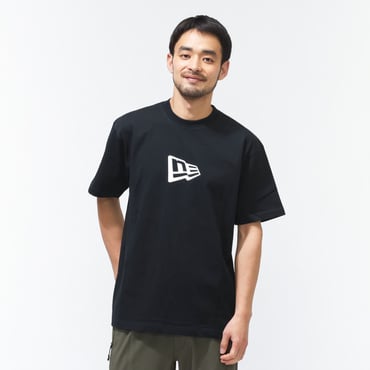 SS CT TEE FLAG LOGO MID BLK 261