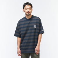 ニューエラ メンズ 半袖 Tシャツ SS OS BORDER TEE NEYYAN NVY