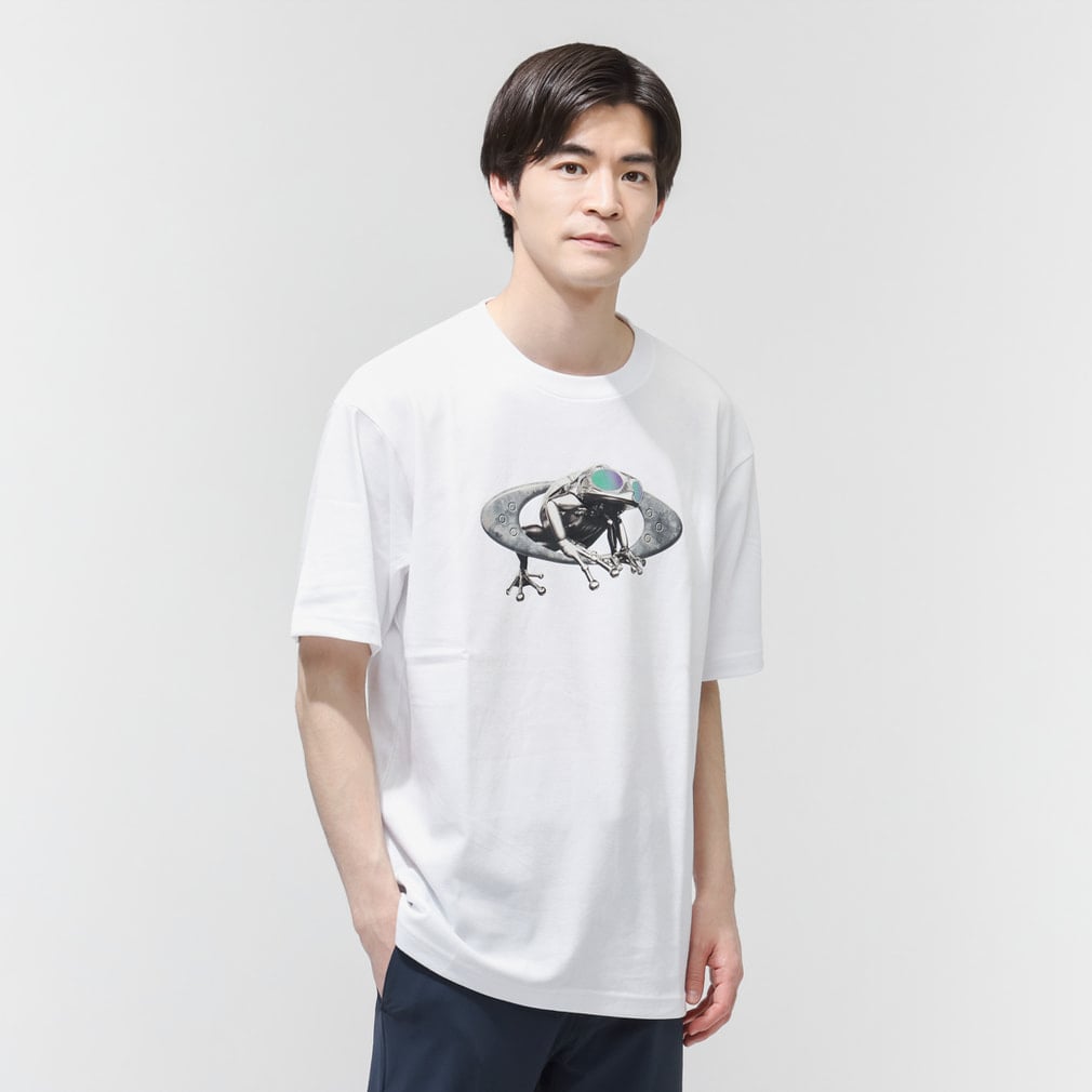 ENHANCE QDC SS TEE FROG 5.0(ホワイト-S)
