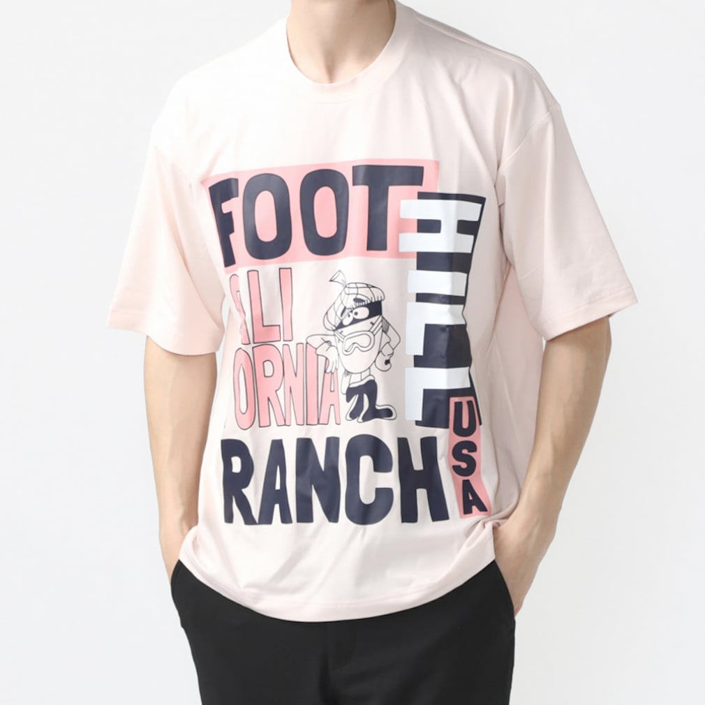 EN NEW RETRO TEE FOOTHILL 1.0(ペールピンク-M)