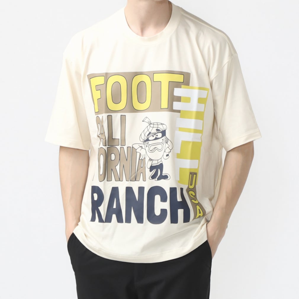EN NEW RETRO TEE FOOTHILL 1.0(アイボリー-M)
