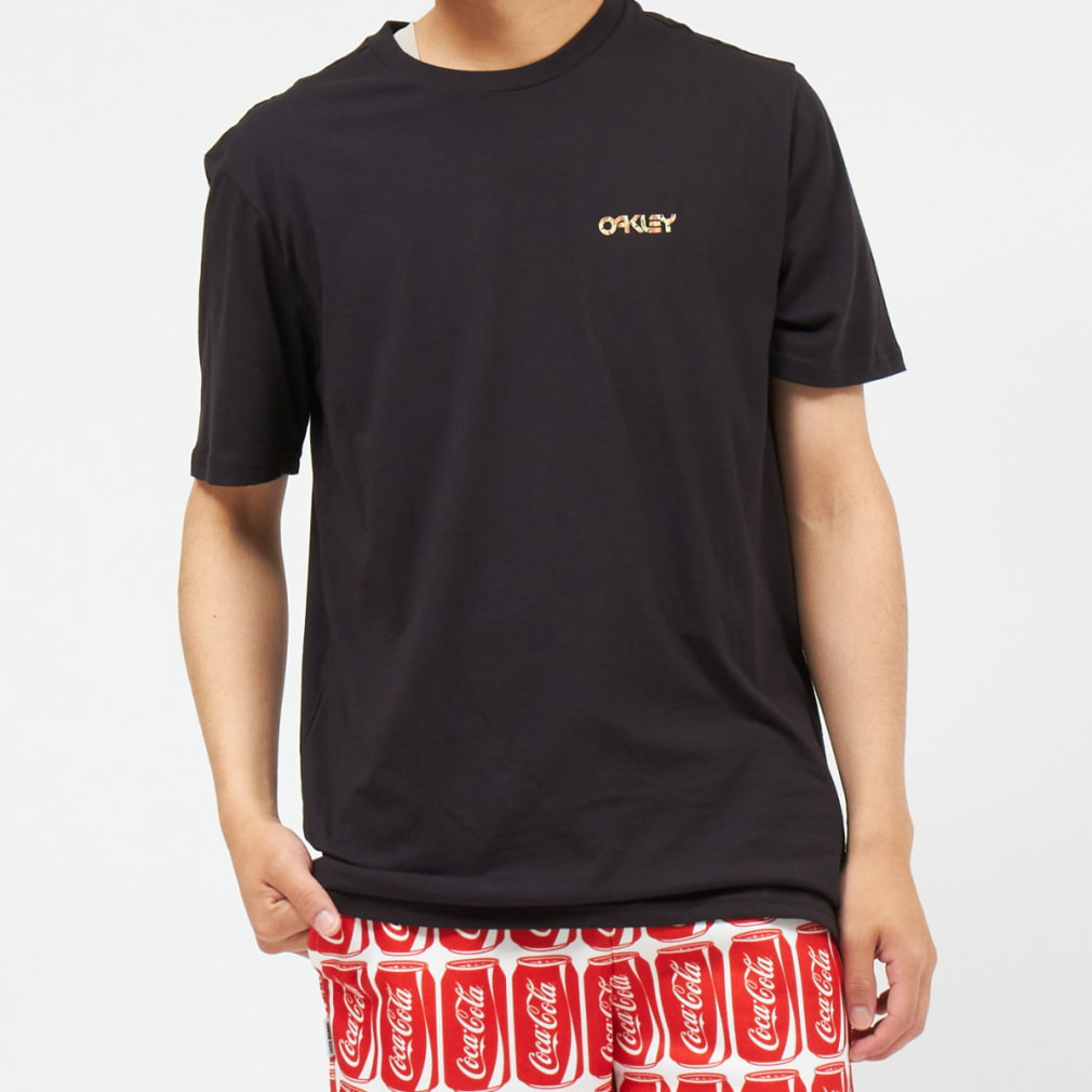 CAMO PRINT TEE(ブラック-S)
