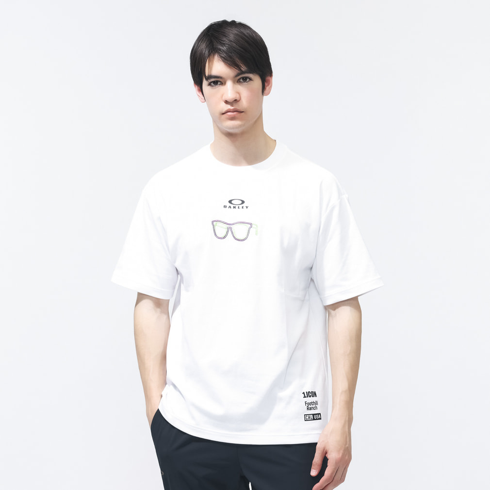 オークリー メンズ 半袖 Tシャツ BORDERLESS S/S TEE NEON CAL