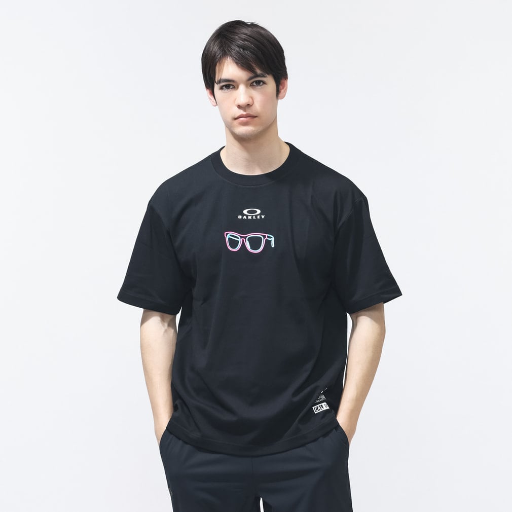 オークリー メンズ 半袖 Tシャツ BORDERLESS S/S TEE NEON CAL