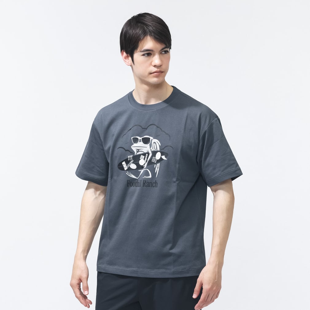 オークリー メンズ 半袖 Tシャツ BORDERLESS S/S TEE RIBBIT RIDE