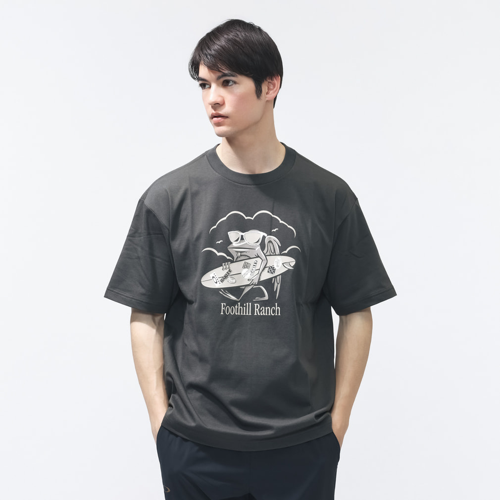 オークリー メンズ 半袖 Tシャツ BORDERLESS S/S TEE RIBBIT RIDE