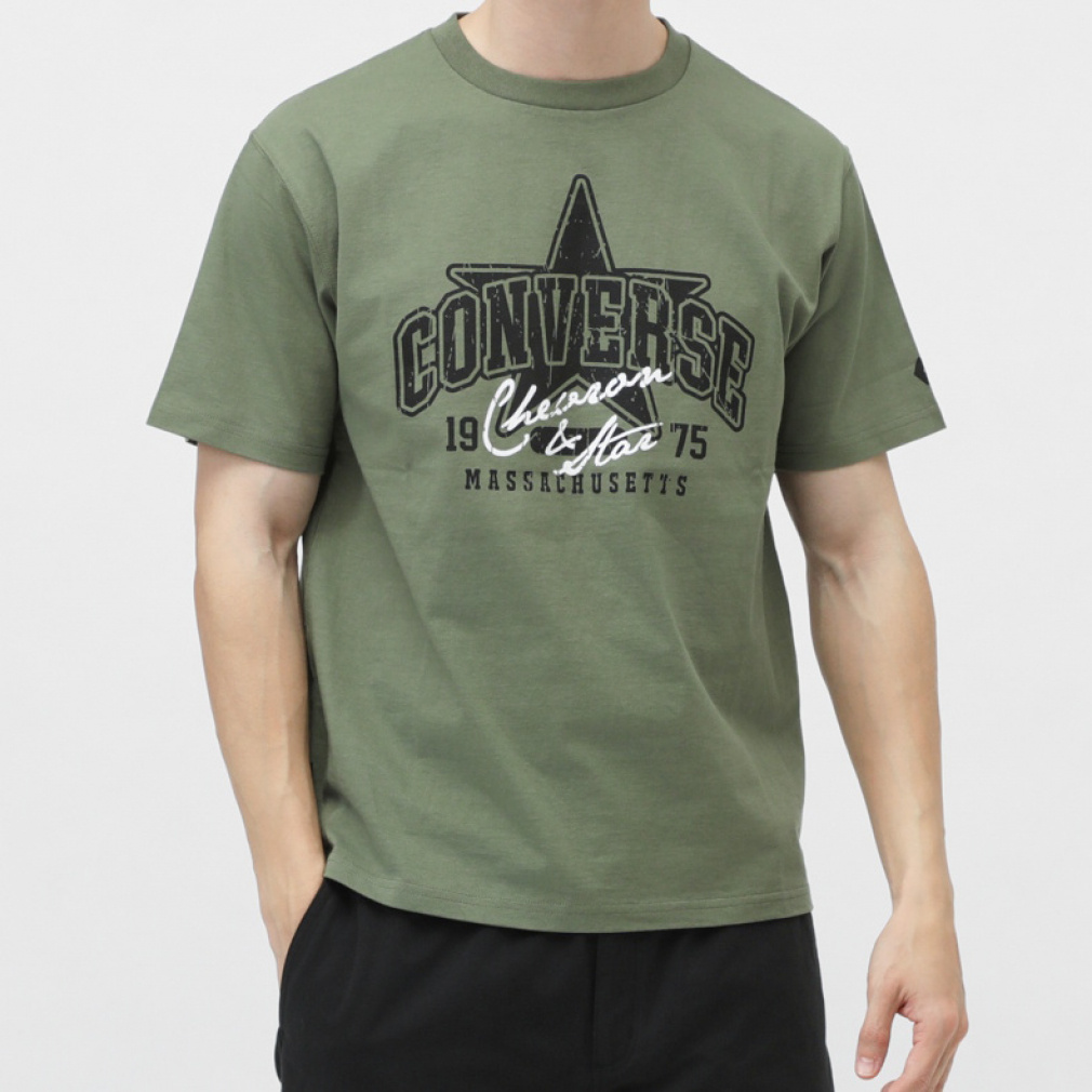 アルペン限定 AP カレッジ PT S/S Tシャツ(カーキ-M)