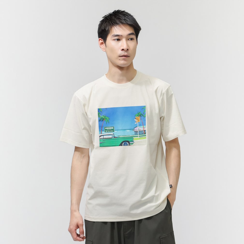 コンバース メンズ 半袖 Tシャツ AP EM GRAPHIC TEE M 半袖Tシャツ