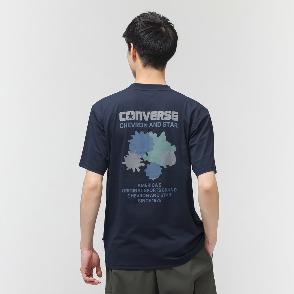 GACKTさんとアルペンコラボ ウェア Mサイズ コンバース メンズ 半袖 Tシャツ AP EM SPLATTER TEE M 半袖Tシャツ