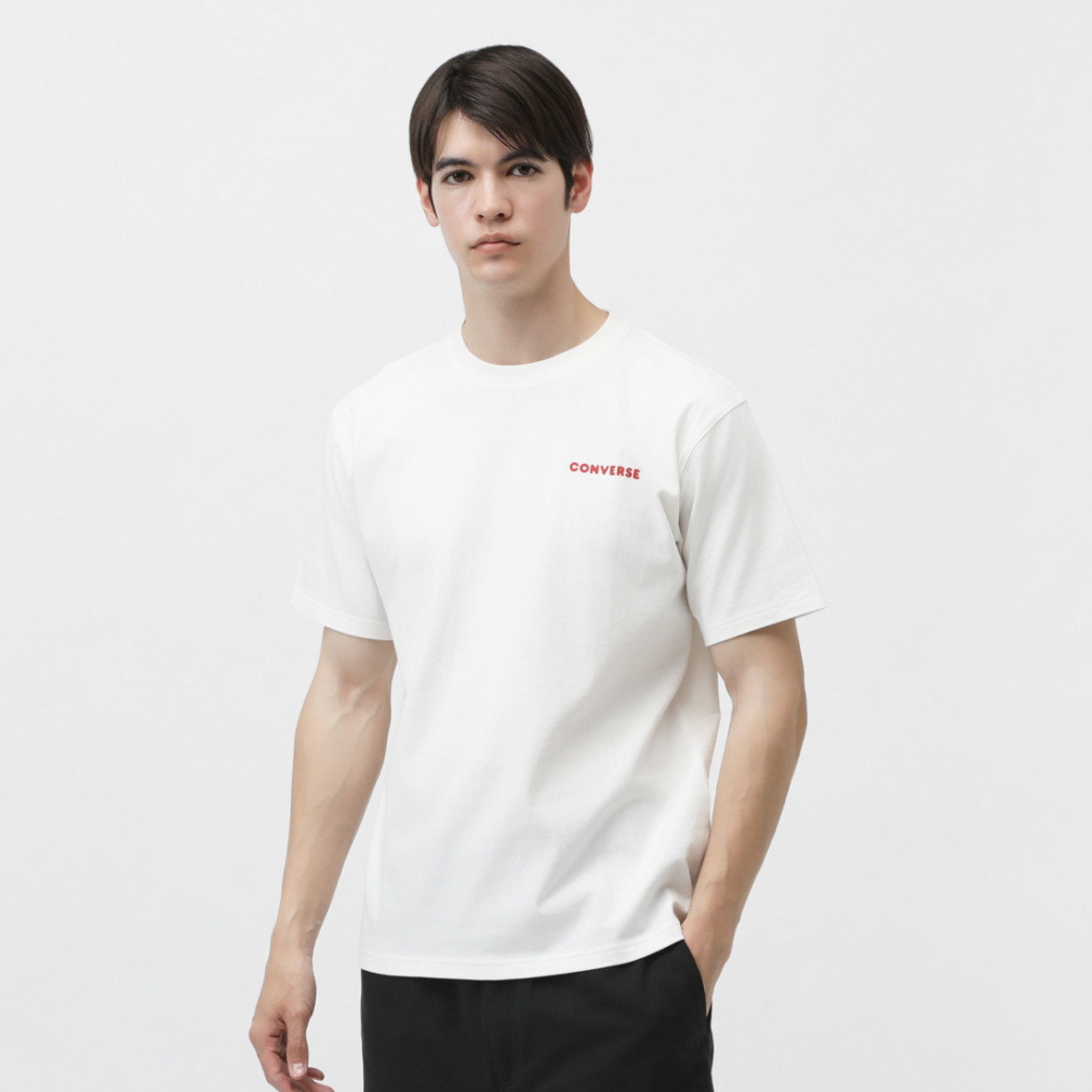 サークル バード PT S/S Tシャツ(ホワイト-M　メンズ)