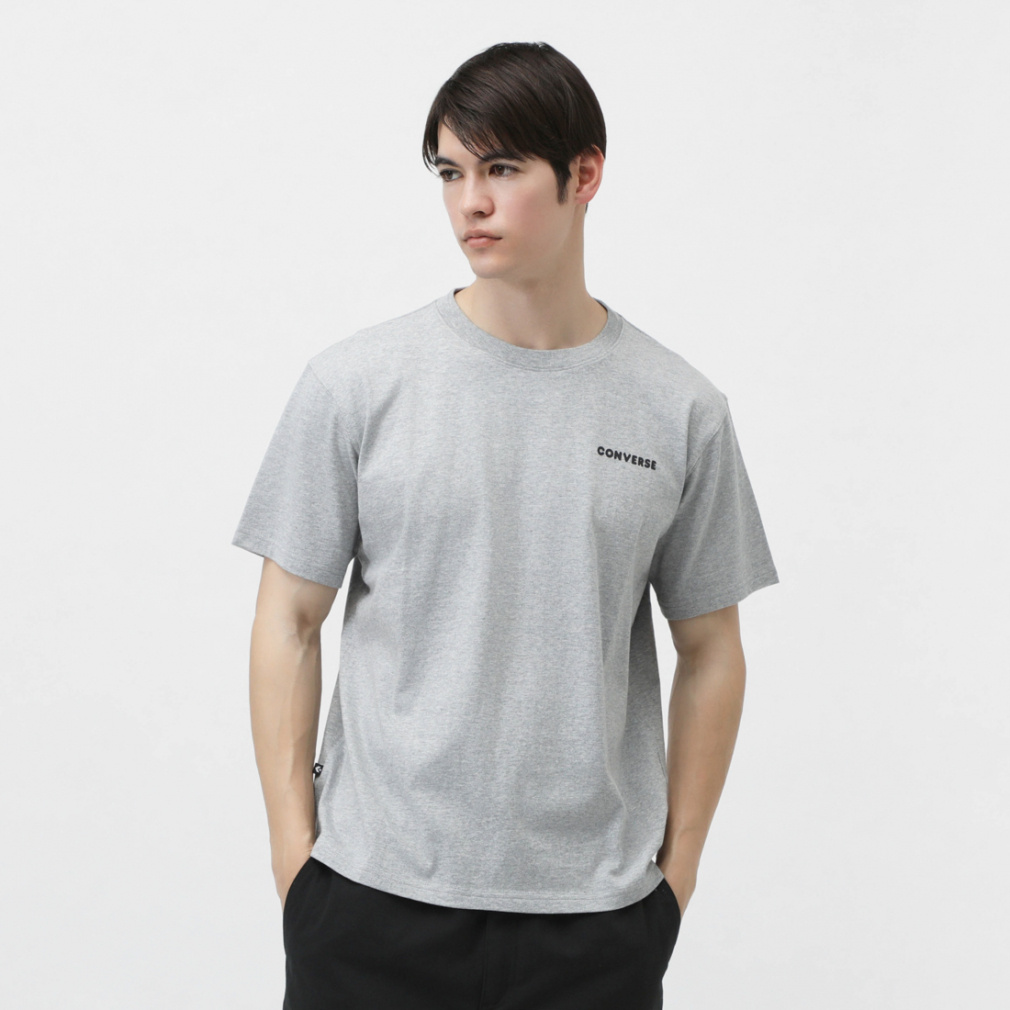 サークル バード PT S/S Tシャツ(グレー-M　メンズ)